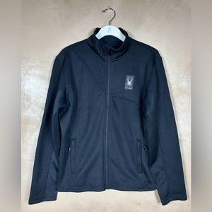 Spyder Warm Core Sweater Full Zip Up Jacket Size S /P / P Black Women’s Active